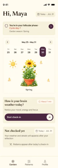 OnVeil app: Watch your garden grow